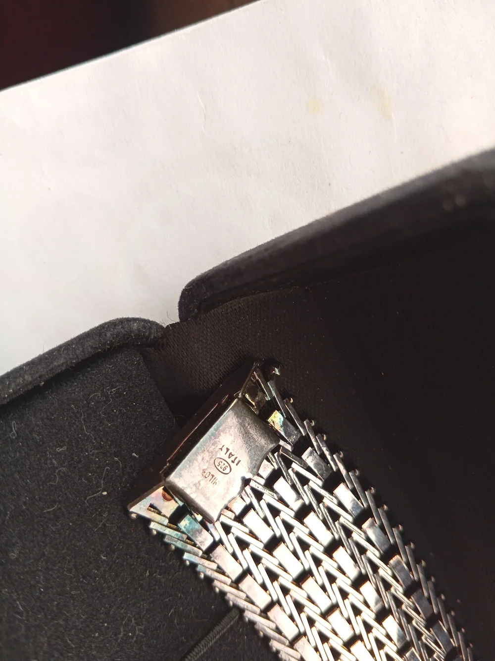 Silver and Gold Metal Link Phone Strap - Unbranded